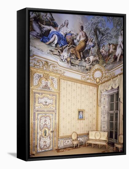 Queen's Bedroom in Castle, Stupinigi's Little Hunting Palace-null-Framed Stretched Canvas