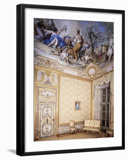 Queen's Bedroom in Castle, Stupinigi's Little Hunting Palace-null-Framed Photographic Print