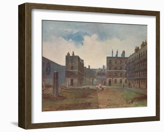 Queen's Bench Prison - The Prisoner's Yard', Borough High Street, Southwark, London, 1879-John Crowther-Framed Giclee Print