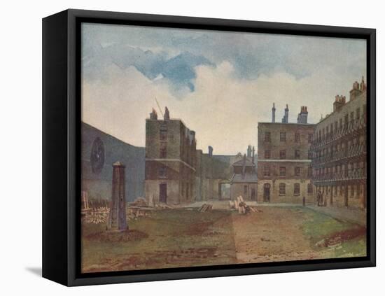 Queen's Bench Prison - The Prisoner's Yard', Borough High Street, Southwark, London, 1879-John Crowther-Framed Stretched Canvas