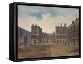 Queen's Bench Prison - The Prisoner's Yard', Borough High Street, Southwark, London, 1879-John Crowther-Framed Stretched Canvas