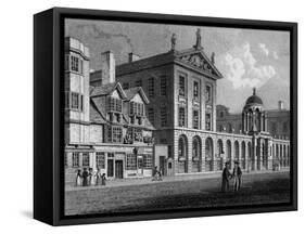 Queen's College, Oxford-J and HS Storer-Framed Stretched Canvas