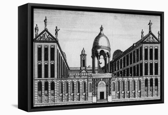 Queen's College, Oxford-null-Framed Stretched Canvas