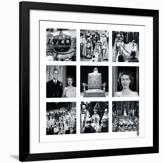 Queen's Coronation, 1953-British Pathe -Framed Premium Giclee Print