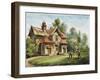 Queen's Cottage, Richmond Gardens, Plate 17-George Ernest Papendiek-Framed Giclee Print