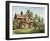 Queen's Cottage, Richmond Gardens, Plate 17-George Ernest Papendiek-Framed Giclee Print