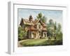 Queen's Cottage, Richmond Gardens, Plate 17-George Ernest Papendiek-Framed Giclee Print