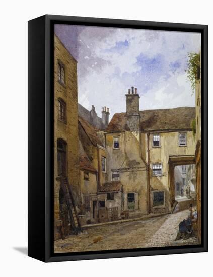 Queen's Head Yard, Borough High Street, Southwark, London, 1880-John Crowther-Framed Stretched Canvas