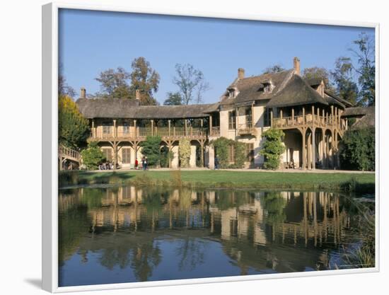 Queen's House, Hameau, Chateau of Versailles, Unesco World Heritage Site, Les Yvelines, France-Guy Thouvenin-Framed Photographic Print