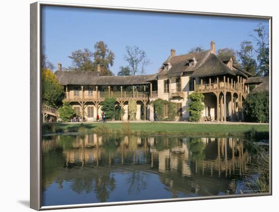 Queen's House, Hameau, Chateau of Versailles, Unesco World Heritage Site, Les Yvelines, France-Guy Thouvenin-Framed Photographic Print