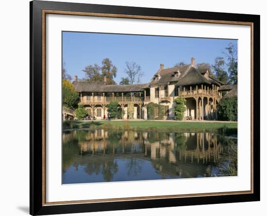 Queen's House, Hameau, Chateau of Versailles, Unesco World Heritage Site, Les Yvelines, France-Guy Thouvenin-Framed Photographic Print