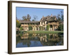 Queen's House, Hameau, Chateau of Versailles, Unesco World Heritage Site, Les Yvelines, France-Guy Thouvenin-Framed Photographic Print