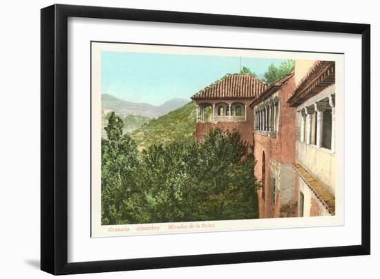 Queen's Lookout, Alhambra, Granada, Spain-null-Framed Art Print