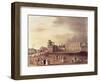 Queen's Palace, St. James's Park, from Ackermann's "Microcosm of London"-Thomas Rowlandson-Framed Giclee Print