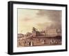 Queen's Palace, St. James's Park, from Ackermann's "Microcosm of London"-Thomas Rowlandson-Framed Giclee Print