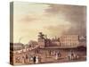 Queen's Palace, St. James's Park, from Ackermann's "Microcosm of London"-Thomas Rowlandson-Stretched Canvas