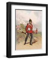 Queen's Regiment-G.d. Giles-Framed Art Print