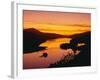 Queen's View at Sunset, Pitlochry, Tayside, Scotland, UK, Europe-Roy Rainford-Framed Photographic Print