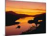 Queen's View at Sunset, Pitlochry, Tayside, Scotland, UK, Europe-Roy Rainford-Mounted Photographic Print