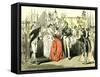 Queen's Visit to the Opera House 1846, London-null-Framed Stretched Canvas