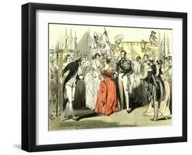 Queen's Visit to the Opera House 1846, London-null-Framed Giclee Print