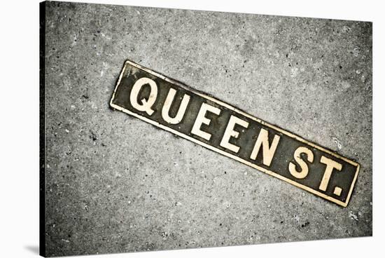 Queen St. Sign, Charleston, South Carolina. USA-Julien McRoberts-Stretched Canvas