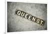 Queen St. Sign, Charleston, South Carolina. USA-Julien McRoberts-Framed Premium Photographic Print