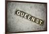 Queen St. Sign, Charleston, South Carolina. USA-Julien McRoberts-Framed Premium Photographic Print