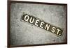 Queen St. Sign, Charleston, South Carolina. USA-Julien McRoberts-Framed Photographic Print