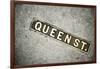 Queen St. Sign, Charleston, South Carolina. USA-Julien McRoberts-Framed Photographic Print
