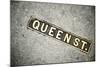 Queen St. Sign, Charleston, South Carolina. USA-Julien McRoberts-Mounted Photographic Print