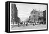 Queen Street, at the Edward Street Corner, Brisbane, 1860-WC Fitler-Framed Stretched Canvas