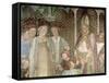 Queen Theodolinda and Pope Gregory the Great-Zavattari Family-Framed Stretched Canvas