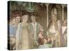 Queen Theodolinda and Pope Gregory the Great-Zavattari Family-Stretched Canvas