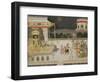 Queen Udham Bai Entertained, 1742-Mir Miran-Framed Giclee Print