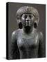 Queen Uret, Front View, Diorite Statue, Detail-null-Stretched Canvas