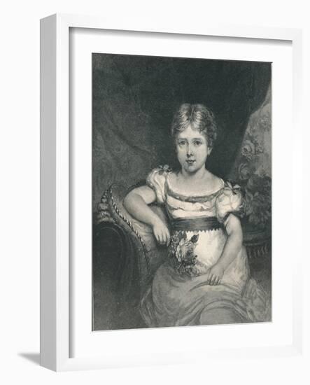 Queen Victoria (1819-190) Aged Six Years Old, 1894-null-Framed Giclee Print