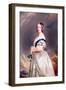 Queen Victoria (1819-1901) 1842 (Oil on Canvas)-Franz Xaver Winterhalter-Framed Giclee Print