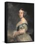 Queen Victoria (1819-1901)-Franz Xaver Winterhalter-Framed Stretched Canvas
