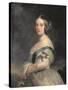 Queen Victoria (1819-1901)-Franz Xaver Winterhalter-Stretched Canvas