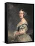 Queen Victoria (1819-1901)-Franz Xaver Winterhalter-Framed Stretched Canvas