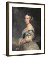 Queen Victoria (1819-1901)-Franz Xaver Winterhalter-Framed Giclee Print