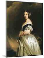 Queen Victoria (1837-1901) 1842-Franz Xaver Winterhalter-Mounted Giclee Print