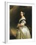 Queen Victoria (1837-1901) 1842-Franz Xaver Winterhalter-Framed Giclee Print