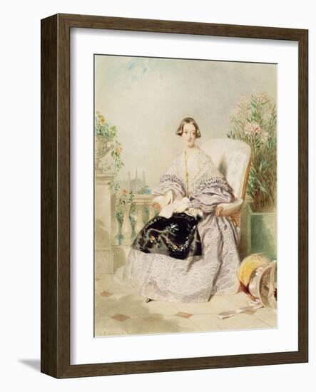 Queen Victoria, 1838-Alfred-edward Chalon-Framed Giclee Print