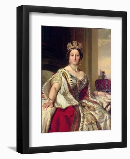 Queen Victoria, 1859-Franz Xaver Winterhalter-Framed Giclee Print
