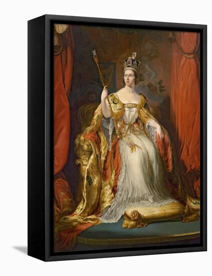 Queen Victoria, 1863-Sir George Hayter-Framed Stretched Canvas