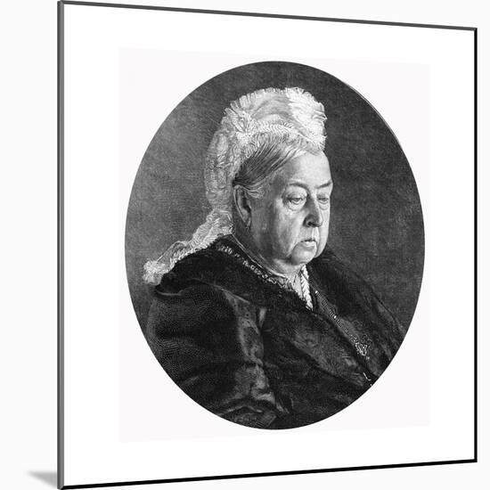 Queen Victoria, 1900-null-Mounted Giclee Print