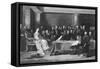 Queen Victoria and Council in Conference-null-Framed Stretched Canvas