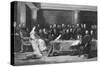 Queen Victoria and Council in Conference-null-Stretched Canvas